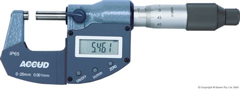 Digital Outside Micrometers Accud Australia