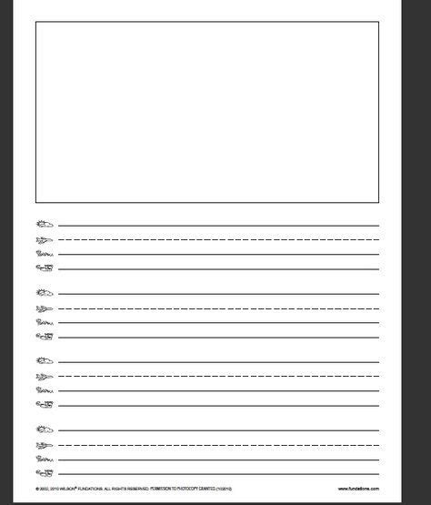 Check spelling or type a new query. fundations writing paper | How Do It | Kindergarten ...