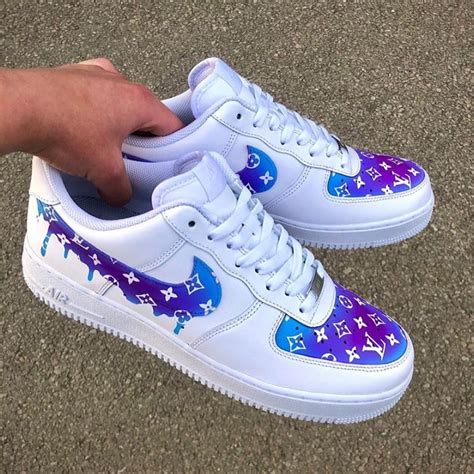 Lv Drip Air Force 1 X Louise Vuitton Drip Custom Colorway Merchstore