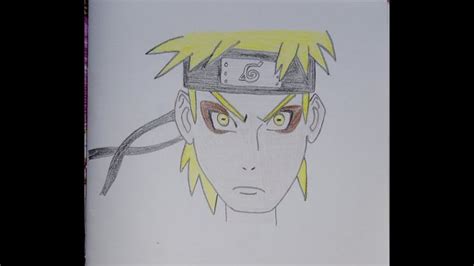 How To Draw Naruto Using Colored Pencil Naruto Drawings Drawings