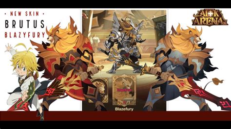 In today's post, we have listed the best. Afk Arena 2020 - New Brutus Skin BlazeFury - YouTube