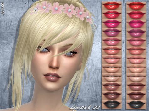 The Sims Resource Lipstick 33 By Sintiklia • Sims 4 Downloads