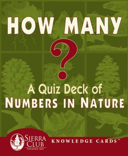 How Many A Quiz Deck Of Numbers In Nature Knowledge Cards Deck