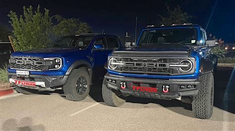 2024 Ford Ranger Raptor Bronco Blue The Fast Lane Truck