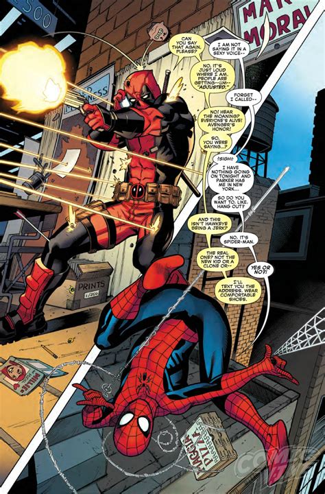 Exclusive Preview Spider Man Deadpool 4 Comic Book