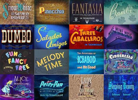 Disney Opening Titles In Movies Part 1 By Dramamasks22 On Deviantart