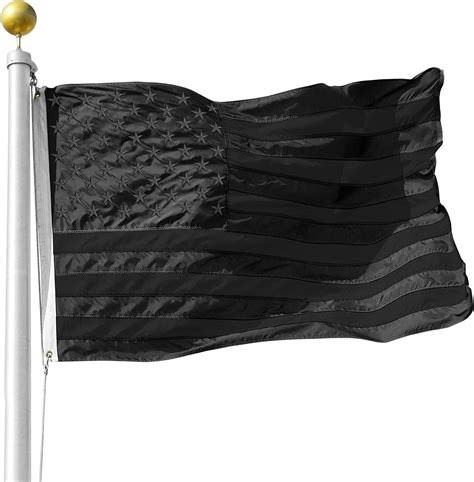 Black American Flag 3x5 Heavy Duty Black American Flags