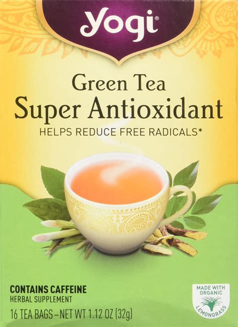 Yogi Herbal Green Tea Super Antioxidant 16 Ct Buy Online In United Arab Emirates At