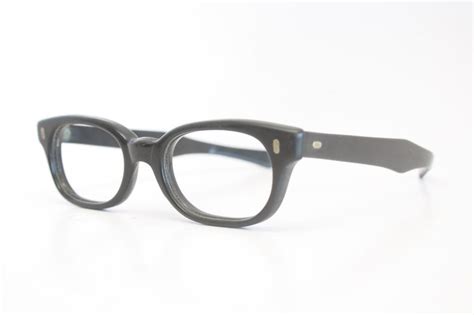 Black Retro Glasses Vintage Eyeglass Frames Fade Bcg Glasses Etsy