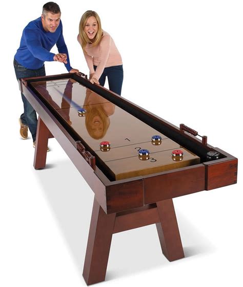 The 9 Foot Wooden Shuffleboard Table