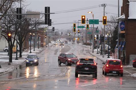 Joliet Will County Hit With Wet Snow Rain As Historic Drought Ends