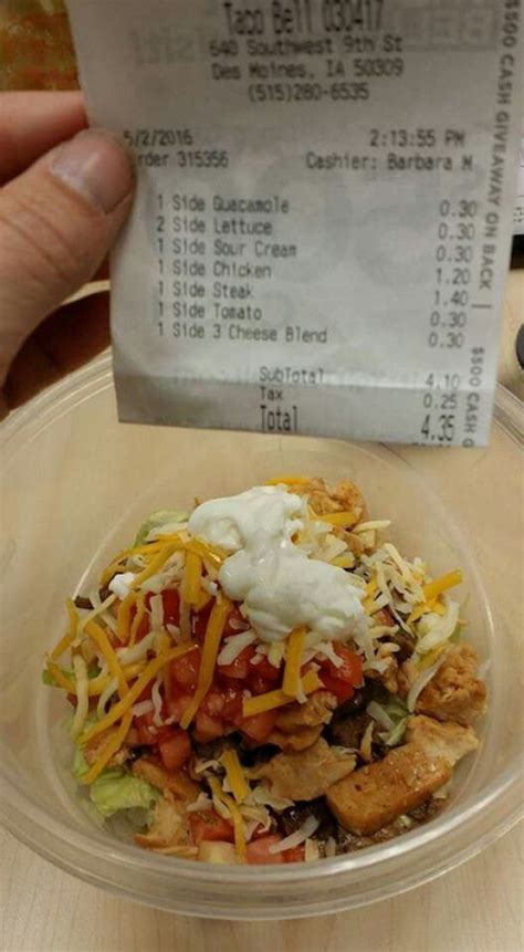 Select any item to view the complete nutritional information including calories, carbs, sodium and weight watchers points. In a pinch....Eating out keto style - Taco Bell | Keto ...