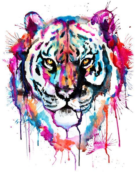 5116646 3053525 Lz 470600 Tiger Art Watercolor Tiger Art