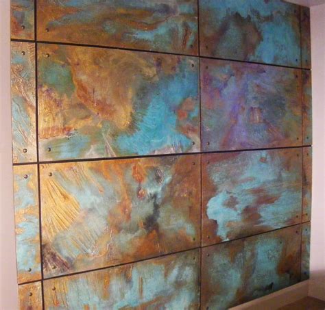 Copper Metal Wall Panels Devlin In Design Specialist Decorators Uk