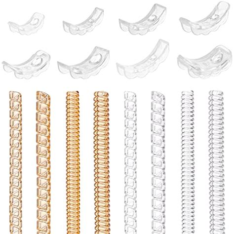 Resin Invisible Ring Size Adjusters Set Include 16 Pcs 8 Sizes Spacer