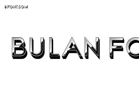 Bulan Font Graphic Design Fonts