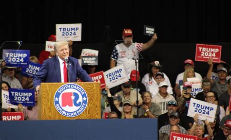 Trump Rally In South Dakota Highlights Republican Divisions