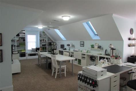 Great Layout For An Upstairs Cape Cod Style Room Sewing Room Design