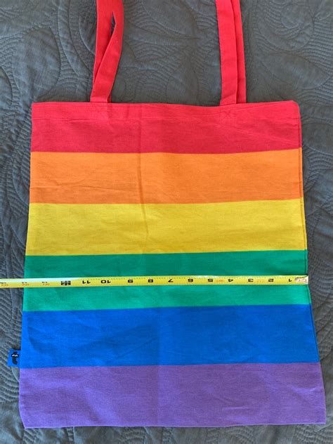 Lgbt Pride Gay Rainbow Tote Bag Etsy