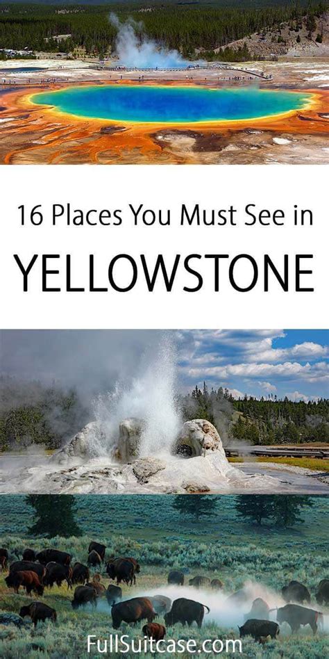 16 Absolute Best Things To Do In Yellowstone Map And Tips
