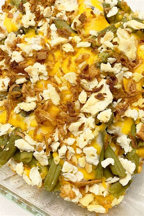 Cheese And Cracker Green Bean Casserole Made In A Day