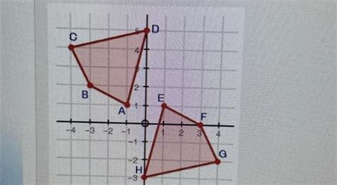 Solved Determine If The 2 Figures Are Congruent And Explain