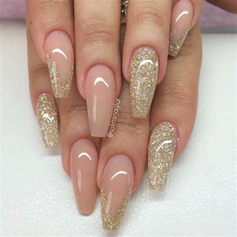 21 Amazing Ideas With Gold Glitter For Luxe Nails Flawlessend