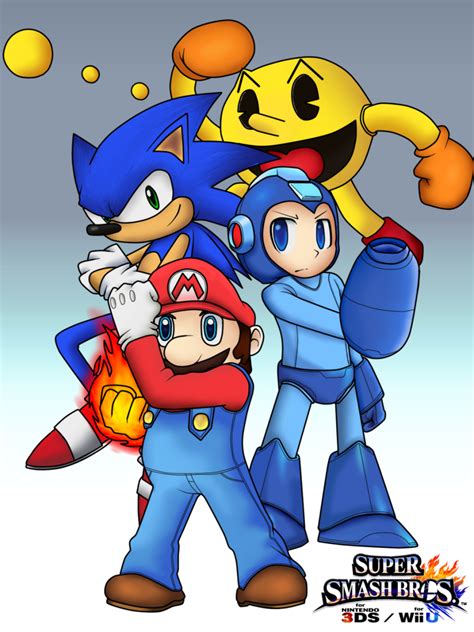 Mariosonicmegamanpacmansupersmashbrosbyrioluuzumaki