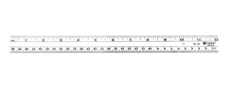 Ruler 12 Inches Clipart