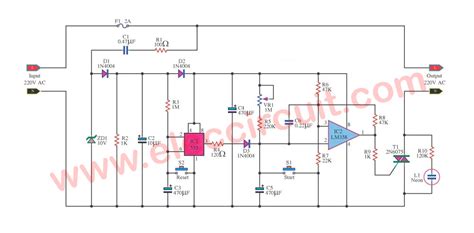Timer Control 1 15 Minutes By Triac 2n6075 And Lm555 Lm358 Electronic