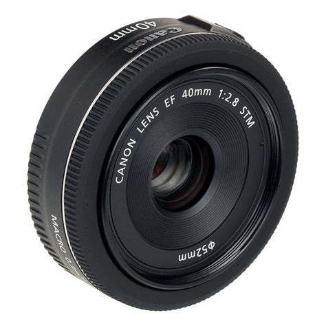 Lente Canon Ef 40mm F28 Stm Câmera Mais Equipamentos Fotográficos