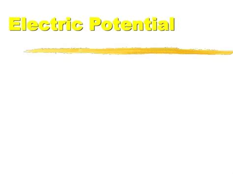 Ppt Electric Potential Powerpoint Presentation Free Download Id