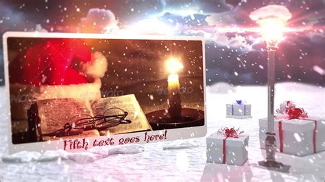 Christmas and new year box. Magic Christmas Eve free after effects template - YouTube
