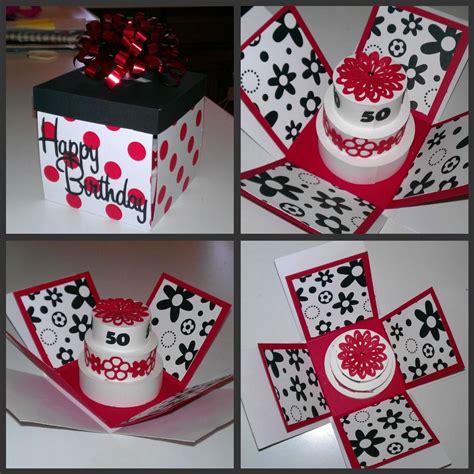 Trace the patterns onto paper once you have a good idea of how the pieces need to be laid out, cut, and folded, trace your patterns onto the cardstock or thick paper. Pin by Lara Hieke on My Projects | Birthday explosion box ...