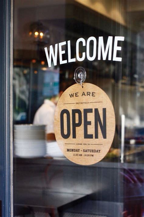 Welcome Sign Cafe Sign Restaurant Signage Coffee Shop Design
