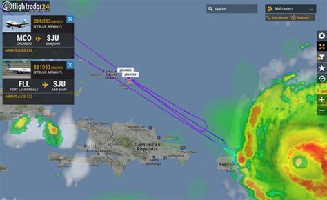 Hurricane Irma Delta Passenger Plane Flies Into Category 5 Storm To