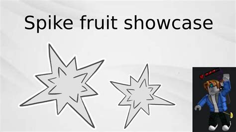 Blox Fruits Spike Fruit Showcase Youtube