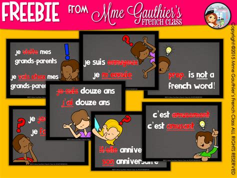 *FREEBIE* Common Mistakes in French Posters | French teaching resources, French class, French poster