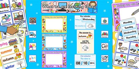 Ready Made What We Are Learning Today Display Pack Ready Made