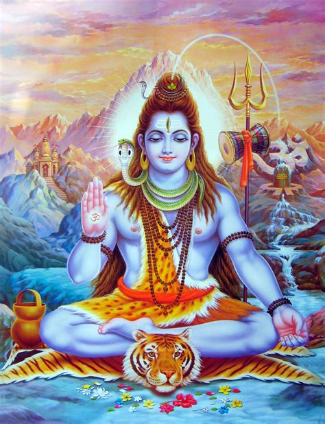 In Mythology Shiva Often Practices 6th Third Eye Chakra Meditation