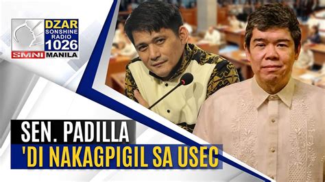 Sen Robinhood Padilla Nainis Sa Dfa Usec At Tinawag Na “barumbado