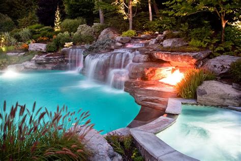 20 Small Pool Waterfall Ideas