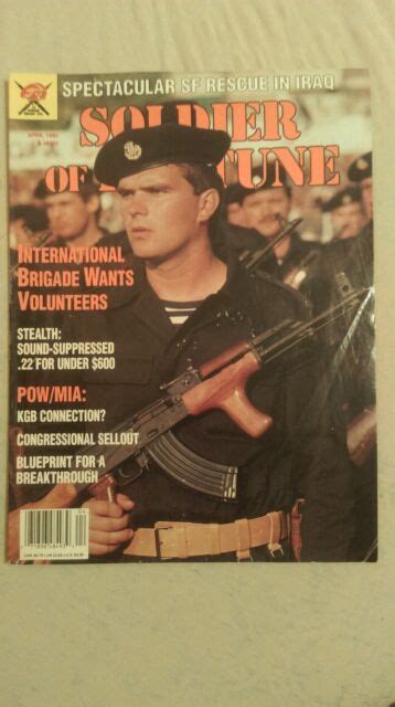 Soldier Of Fortune Magazine April 1992 Very Good Condition Vintage Ebay
