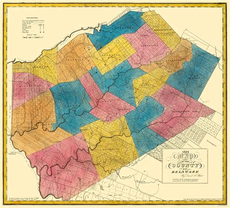 Delaware County New York Map - Get Latest Map Update