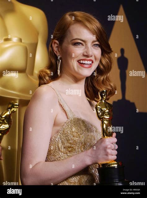Emma Stone 305 89th Academy Awards Oscars Hi Res Stock Photography And