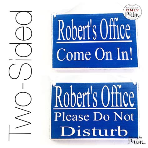 8x6 Custom Name Add Name Please Do Not Disturb Welcome Two Etsy