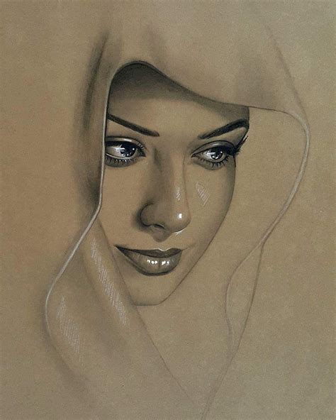 Gorgeous Works By Iraqi Artist Husam Wleed Portrait Au Crayon Lart Du