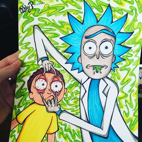 Rick And Morty Drawing Rick And Morty Learn To Draw Cartoon