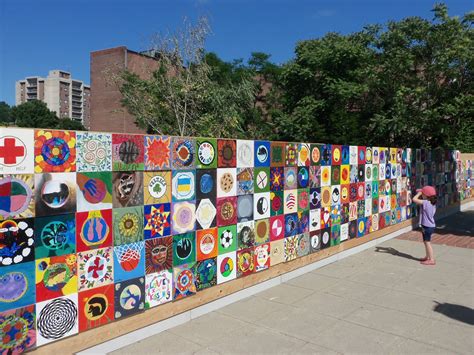 Mural On Main Street Created By School Kids Mural Art Art Wall