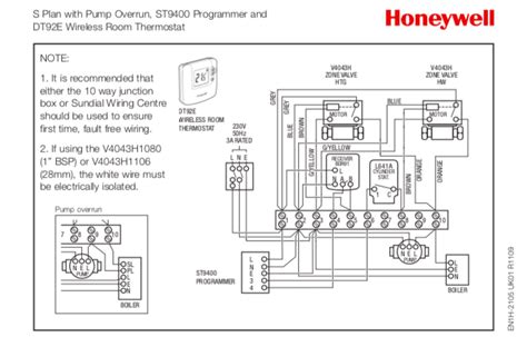 plan wiring diagram  system boiler wiring diagram